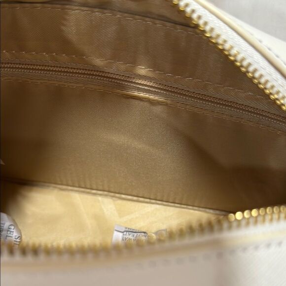 NWT Joy Clean and Chic saffiano leather White Crossbody Bag, wallet, card case - Picture 4 of 7